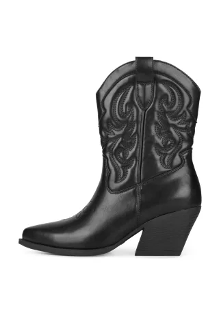 Cowboystiefel "JUUL" in Schwarz