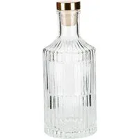 Home & styling collection Vorratsglas Karaffe für Wasser, transparent mit Stöpsel, 250 ml, Glas, (einzeln, einzeln)