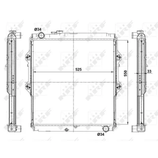 NRF K?hler f?r Antriebsbatterie Toyota Hilux 6 2,4