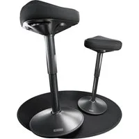CLOUVOU Arbeitshocker Nexus Bürohocker - Ergonomischer Hocker Büro -, höhenverstellbar 57cm bis 82cm - Wackelhocker zur Stärkung des Rückens