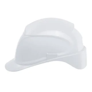 uvex airwing B Schutzhelm mit Lüftung - konvent. Innenausstattung - langer Schirm weiß 51 cm - 61 cm - 9762020