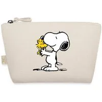 Spreadshirt Kosmetiktasche Peanuts Snoopy Und Woodstock Beste Freunde Täschchen (1-tlg)