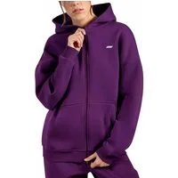 Smilodox Hoodie Lyanna, Oversize Zip Kapuzenpullover mit Reißverschluss, Flauschig Sweatshirt Kängurutasche Pulli Sweater warm bequem Streetstyle Alltag
