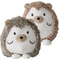 Topanbieter999 Türstopper Tiere in verschiedenen Ausführungen (2er Set), Igel braun und dunkelbraun