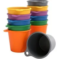 SoPro Schnapsglas 12x Schnapsbecher Plastik 4 cl wiederverwendbar - Shotgläser