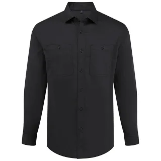 Premier - "Utility 2.0" Diensthemd für Herren/Damen Unisex (Sei Schwarz)