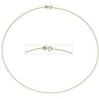 JOBO Halsreif, 925 Silber vergoldet 42 cm 1,1 mm