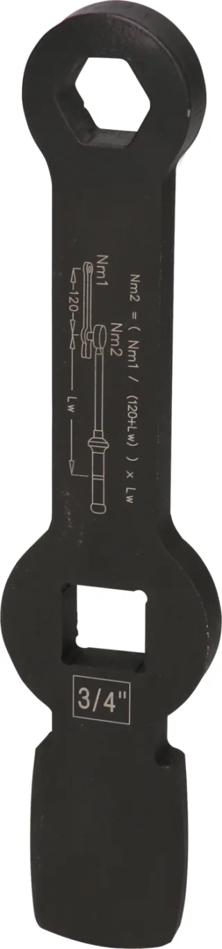 KS Tools 3/4" Schlag-Sechskant-Schlüssel mit 2 Schlagflächen, 26 mm - 517.0926