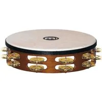Meinl Percussion Tambourine,Felltambourine TAH2B-AB Brass Jingles, Percussion, Tambourines, Felltambourine TAH2B-AB, Brass Jingles - Tambourine