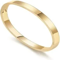 ROUGEMONT Armreif Klassischer Damen Armreif 6mm Gold Hochglanz 18 cm, Wasserfest