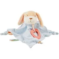 Sterntaler® Schmusetuch Hase HanniM, mit Beißring aus Silikon