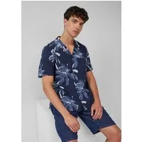 s.Oliver Kurzarmhemd Hemd Resort Fit: Kurzarmhemd aus Viskosemix
