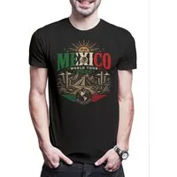 Urban Backwoods Print-Shirt Team Mexico 5 Herren T-Shirt Mexiko Mexican Fußball WM Soccer Football (1-tlg) Turnier 2026 Weltmeisterschaft Fan
