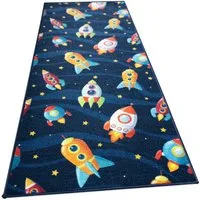 Kubus Kinderteppich Ball&Space, Teppich für Jungen und Mädchen, Erhältlich in zwei Designs