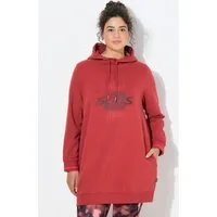 Ulla Popken Sweatshirt Long-Hoodie Oversized Kapuze Langarm