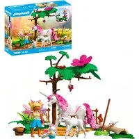 Playmobil® Zauberhafter Einhorn-Stall für Mama und Fohlen (71839), Princess Magic Konstruktions-Spielset, (66 St), Made in Europe