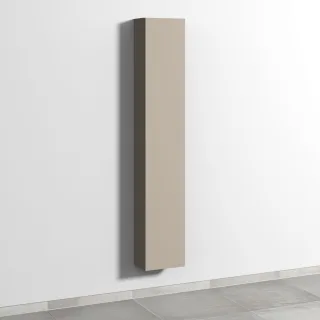 Sanipa 3way Hochschrank mit 1 Tür, Sandgrau-Matt SF16167