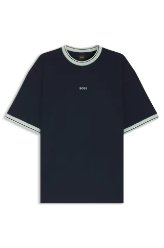 BOSS Menswear Orange - Te_Blocks Dark Blue - Gr. - XL