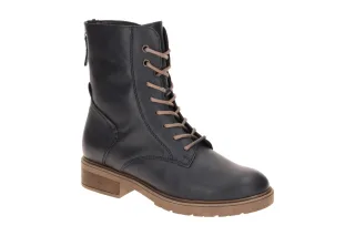 Gabor 8010.02.006 Damen Stiefeletten in dunkelblau mit Schn?rung