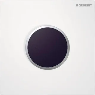Geberit Abdeckplatte HyTronic Urinal Sigma10 für Urinal-Steuerung ab 2009 weiß/sgl.-chrom 241925KL1