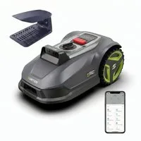 SUNTEK Rasenmähroboter Triple-Kamera-System Mähroboter ohne Begrenzungskabel mit Garage, bis 500 m² Rasenfläche, (1-St), 500, App, Multizonen-Management