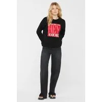 SENSES.THE LABEL Sweater mit überschnittenen Schultern