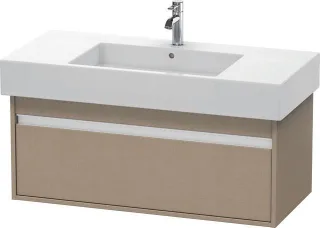 Duravit Ketho Waschtischunterbau wandhängend Leinen Matt 1000x455x410 mm - KT669107575 KT669107575