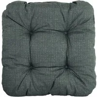 Marabellas Shop Sitzkissen Stuhlkissen 38x38x8 cm 4-Punkt-Steppung in 14 Farben Sitzkissen Deko, mit 4-Punkt-Steppung