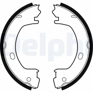 Delphi Bremsbacken hinten Chrysler Dodge