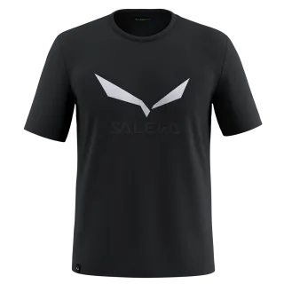 SALEWA - Solidlogo Dri-Release® T-Shirt Herren - Schwarz (Gr.44)