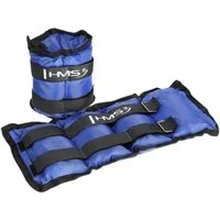 HMS Trainingshilfe Gewichtsmanschetten OB03 (für Knöchel und Handgelenk) - 1 Set 2x1,5kg