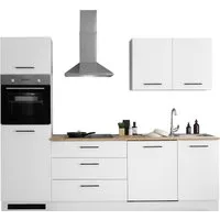 BASIC by Balculina Küchenzeile Tirol B/H/T 250x212x60 cm, Breite 250 cm, wahlweise mit E-Geräten