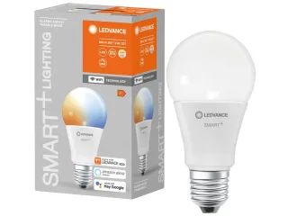 LEDVANCE LED-Lampe SMART+ WiFi Classic, A60, E27, EEK: F, 9 W, 806 lm, 2700...6500 K, Smart