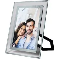 Intirilife Bilderrahmen, für 1 Bilder (1 St), Glas Bilderrahmen 15x10 für Fotos