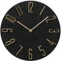 BOLTZE GRUPPE GmbH Wanduhr Schwarze Loft-Uhr TEMPO, Ø 30 cm