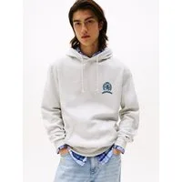 Tommy Jeans Hoodie TJM WASHED CREST PLAY regular fit, Sweatshirt, Rückenprint