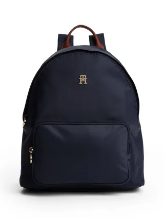 Tommy Jeans - Kuppelförmiger Rucksack mit TH-Monogramm blau - Gr. - OS