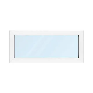Lichtband Fenster, Kunststoff, Kömmerling 70 AD, Weiß, 1250 x 550 mm, 2-fach Verglasung, individuell online konfigurieren