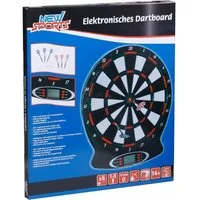 New Sports Dartscheibe New Sports Elektronisches Dartboard, 18 Spiele, ca. 37,8x43x2 cm, für