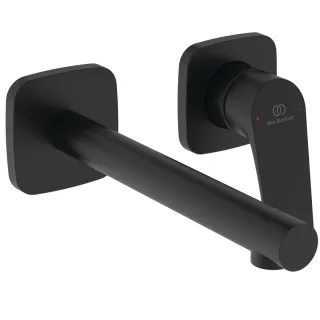 Ideal Standard Wand-WT-Armatur Ceralife C Ausladung 180mm Silk Black, BE057XG BE057XG