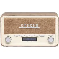 Denver DAB-18LW Radio (Echtholzgehäuse · DAB+ & FM/RDS · Bluetooth · Radiowecker)