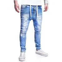 behype Slim-fit-Jeans Mood im coolen Jogger-Stil