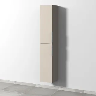 Sanipa 3way Hochschrank mit 2 Türen, Kaschmir-Matt UP0901U