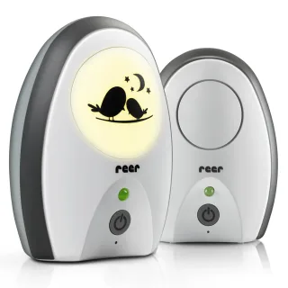 reer 50070 Babyphone Rigi Digital ? 300m Reichweite abhörsicher strahlungsarm mit Nachtlicht und Gegensprechfunktion 1 Stück(1er Pack)