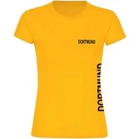 multifanshop T-Shirt Damen Dortmund - Brust & Seite - Frauen