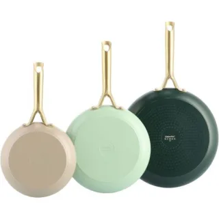 GreenPan Shades Bratfpannenset 3-tlg., 20+24+28cm Natural