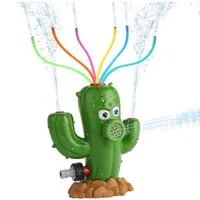 FOUORTUNATE-BEE Kinder-Gartenset Kaktus-Wassersprinkler für Kinder – Spielspaß im Freien, Garten-Wasserspielzeug für erfrischende Sommertage