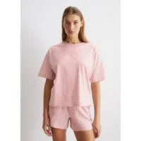 Marc O'Polo Shorty (2 tlg) Kurzarm, mit Rundhalsausschnitt, elastisch