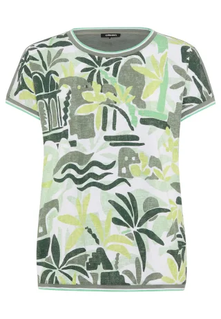 Olsen - T-Shirt Short Sleeves khaki - Gr. - 42