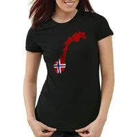 style3 T-Shirt Flagge Norwegen Fußball Sport Norway WM EM Fahne